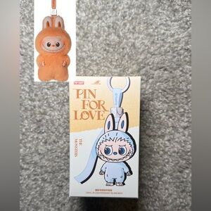 Labubu Pin For Love Letter J